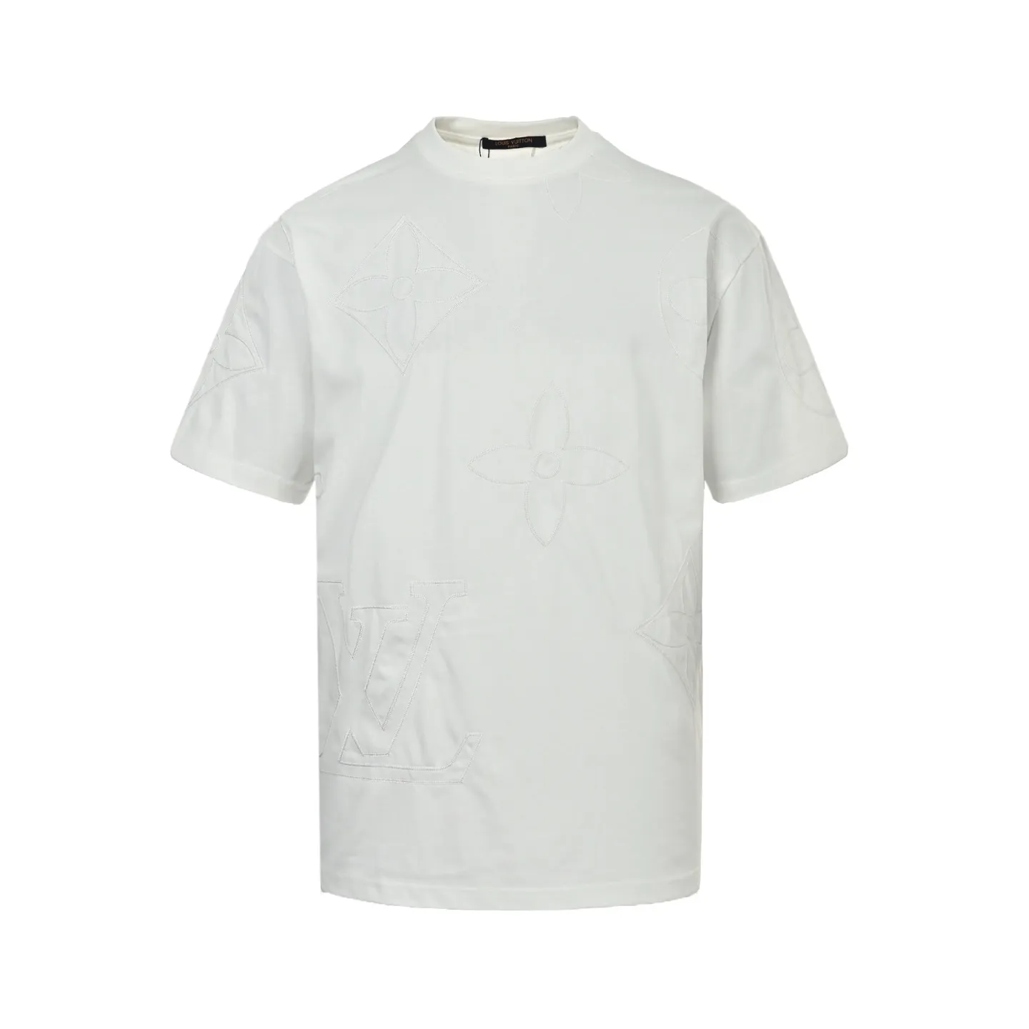 Louis Vuitton/Louis Vuitton 25ss dark pattern old flower jacquard knitted short sleeves